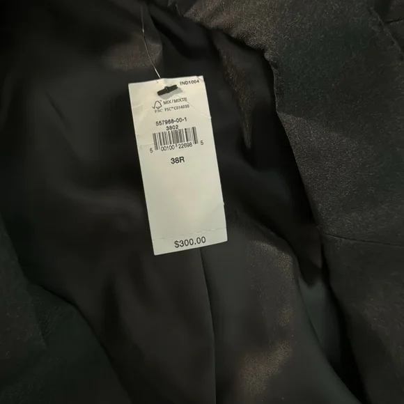 NWT! Banana Republic Charcoal Modern Classic Heather Suit Jacket - Size 38 Reg💙